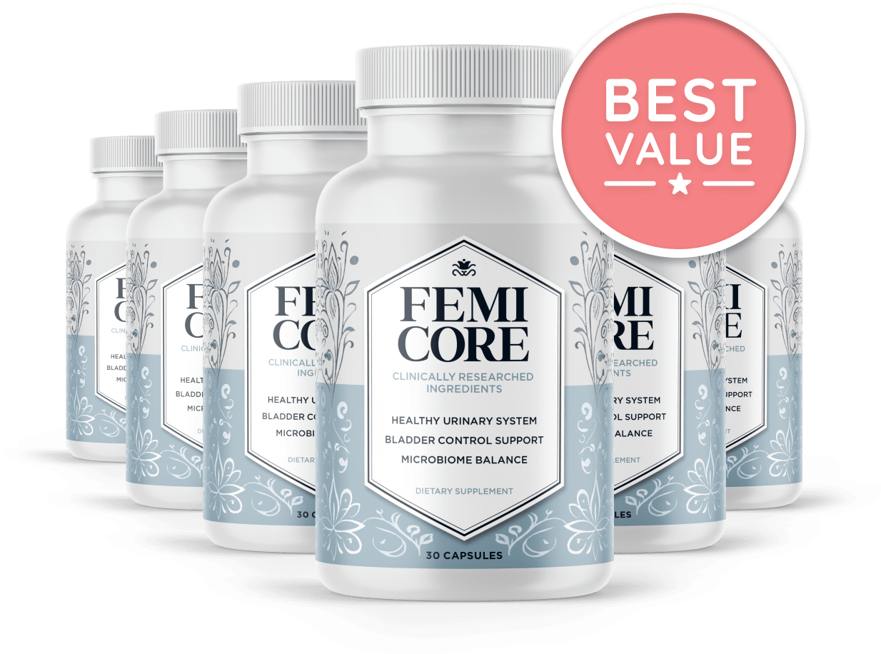 FemiCore six bottle pack